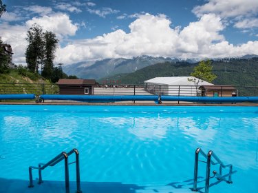 Swimming Pool and Spa at the Rose Khutor Resort