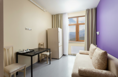 Two-room apartment without a balcony